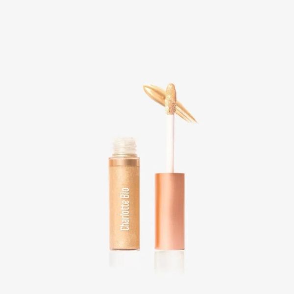 Charlotte Bio Fard à Paupières Liquide Or Jaune 6,5ml - Haute pigmentation et fini glowy bio