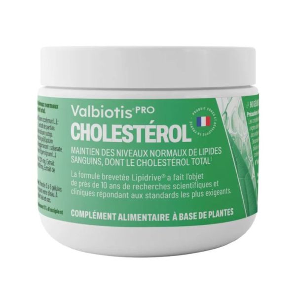 Valbiotis Pro® Cholestérol & Métabolisme Lipidique - 90 Gélules