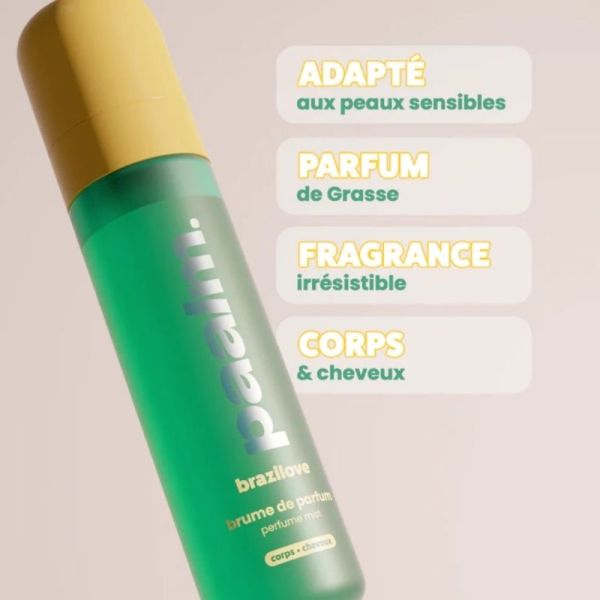 Paalm Brume Brazilove 100 ml - parfum solaire corps et cheveux