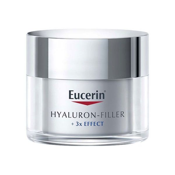 Eucerin Hyaluron-Filler + 3x Effect Soin de Jour SPF30 - 50 ml - Anti-Rides Tous Types de Peau