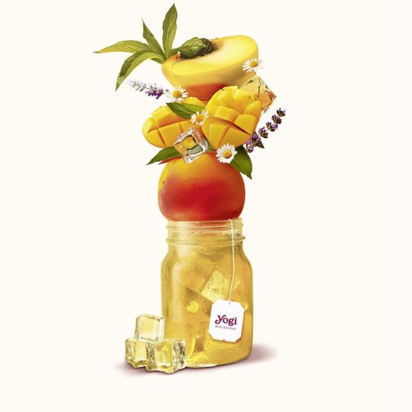 Yogi Tea Infusions À Froid Pêche Mangue Bio 15 Sachets – Détente et exotisme