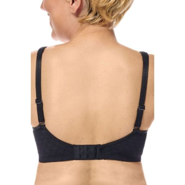 Amoena Tiana sans armatures 120 C-  Noir - Soutien-gorge post-opératoire doux avec poches pour prothèses