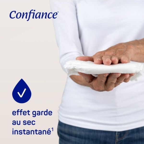 Confiance Mobile 7 Gouttes Taille S – 14 slips absorbants jour et nuit, discret et confortable, absorption rapide