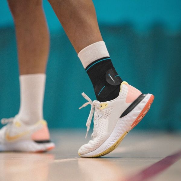 Donjoy Compex Activ' Ankle + Chevillère de Contention Sportive Avec Sangle