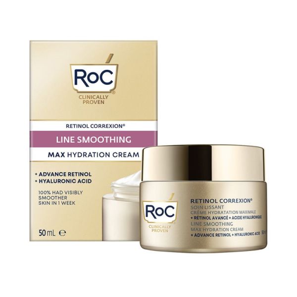 RoC Multi Correxion Soin Lissant Crème Hydratation Maximale 50ml – Rides et hydratation