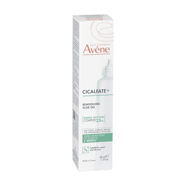 Avène Cicalfate+ Gel Cicatrice - 40 ml - Soin post-cicatriciel pour visage et corps