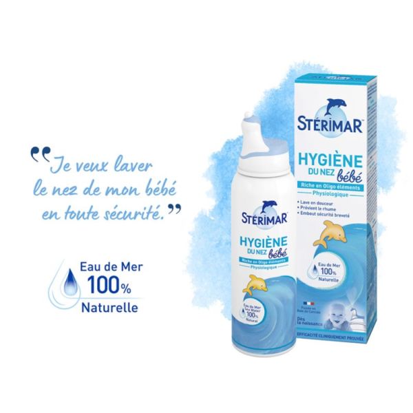 Stérimar Bébé Hygiène du Nez 100ml – Lavage doux et prévention