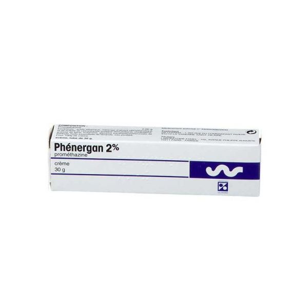 Phenergan 2% Creme - Tube de 30 grammes