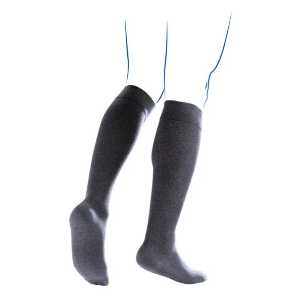 Thuasne Venoflex City Confort Coton Chaussettes de Contention Classe 2 Long – Douceur et résistance