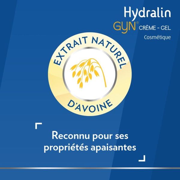 Hydralin Gyn Crème-Gel Apaisante - 15 g - Soin Intime Apaisant & Rafraîchissant