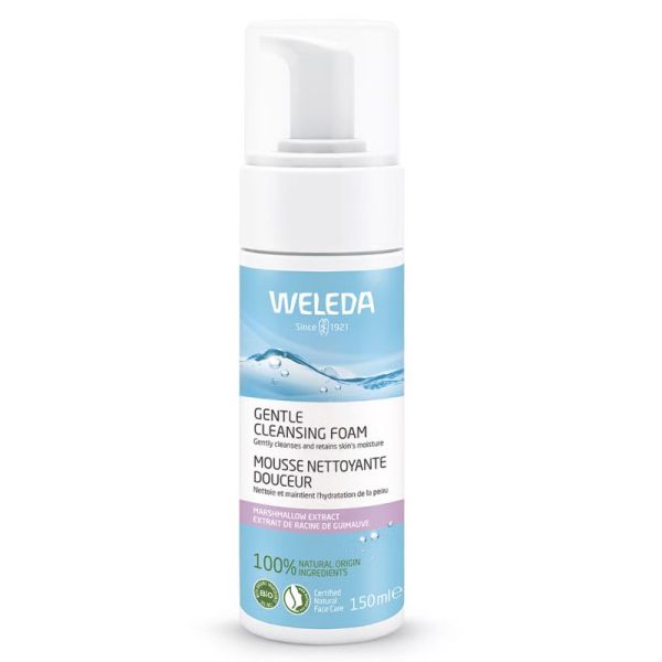 Weleda Mousse Nettoyante Douceur Bio 150ml – Pureté et fraîcheur