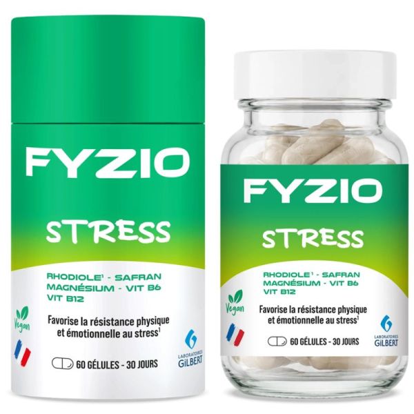Gilbert Fyzio Stress 60 gélules – Équilibre émotionnel et système nerveux