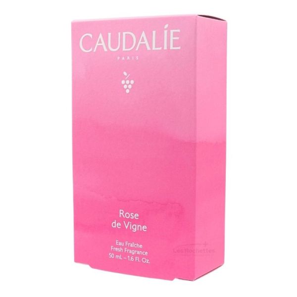 Caudalie Eau Fraîche Rose de Vigne - 50 ml - Parfum doux et romantique