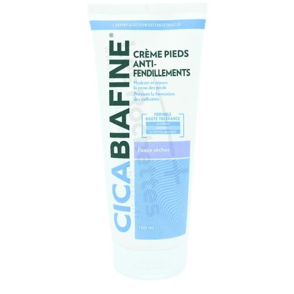 Biafine Cicabiafine Crème Pieds Secs Anti-Fendillements 100ml - Pieds secs à rugueux
