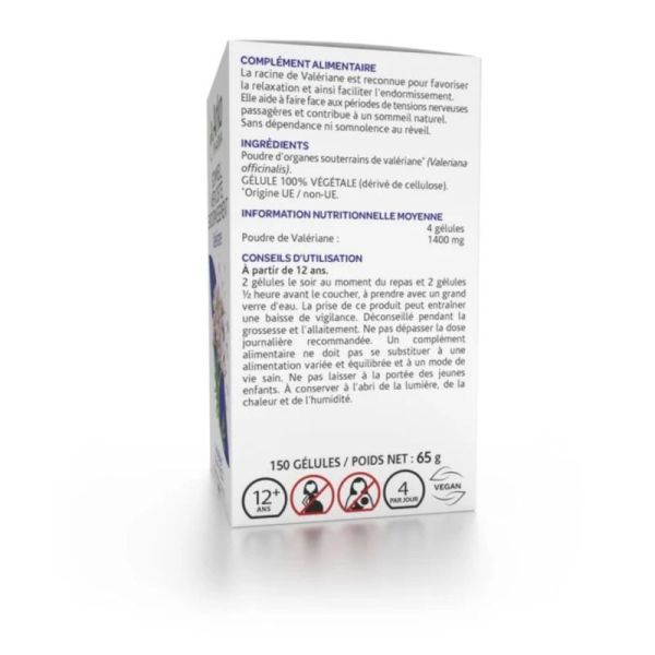 Arkopharma Arkogélules valériane Bio 150 gélules
