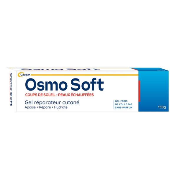 OsmoSoft Gel Réparateur 3 en 1 - 150 g - Coups de Soleil et Peaux Échauffées