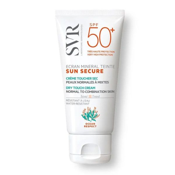 SVR Sun Secure Écran Minéral Teinté SPF50+ - 60 g - Peaux Normales à Mixtes