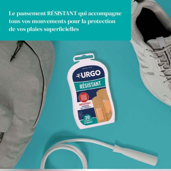URGO Pansements Résistant Protection des Plaies Superficielles - 20 unités