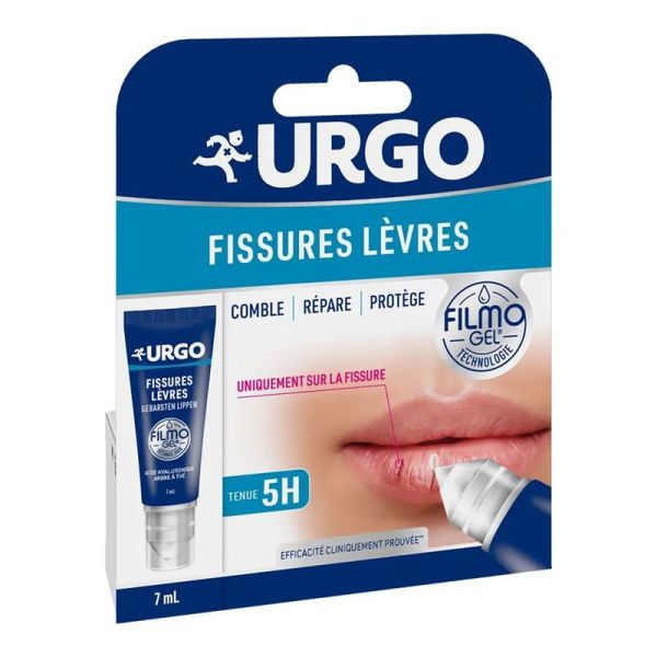Urgo Filmogel Fissures Lèvres Comble, Répare & Protège - 7ml