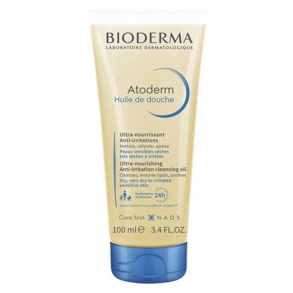 Bioderma Atoderm Huile de Douche Visage & Corps Peaux Sèches Atopiques - 100ml