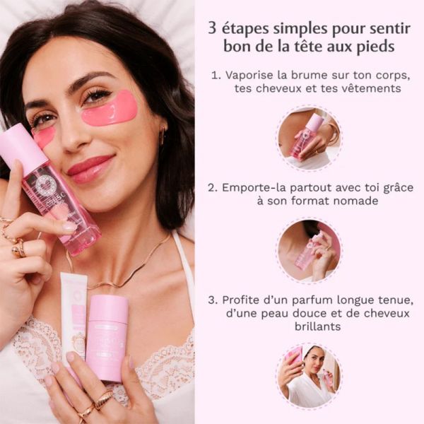 Musc Intime Brume All Over Corps & Cheveux au Musc Blanc Flacon 100 ml – Voile de pureté et hydratation