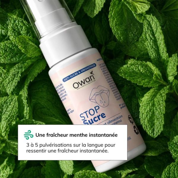 Owari Stop-Sucre Spray 30ml – Action anti-sucre natuelle