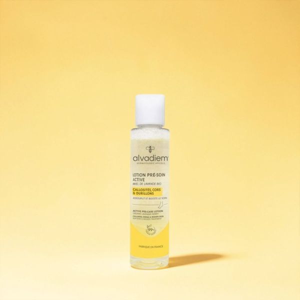 Alvadiem Lotion Pré-Soin Active au Miel de Lavande Bio 100ml – Assouplissement et fraîcheur