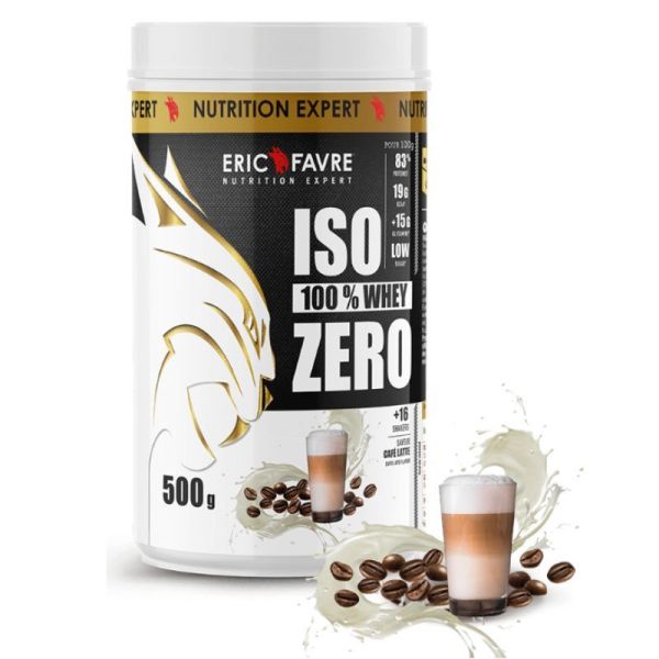 Eric Favre Iso Zero 100% Whey Protéine Café Latte - 500g