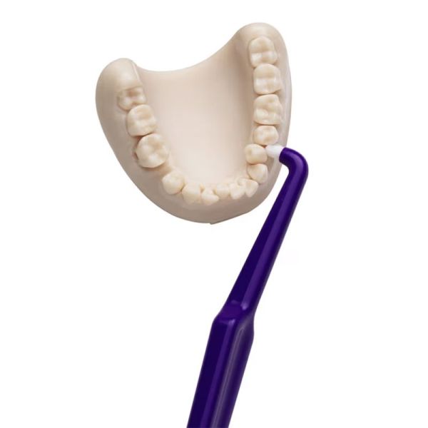 TePe Compact Tuft Brosse à Dents - 1 unité - Coloris Aléatoire - Nettoyage de précision des zones difficiles