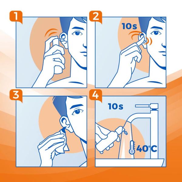 Audispray Junior 25ml - Hygiène auriculaire pour enfants, prévention des bouchons de cérumen