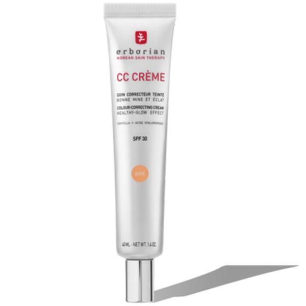 Erborian CC Crème à la Centella SPF30 40ml Teinte Doré – Soin correcteur teinté illuminateur
