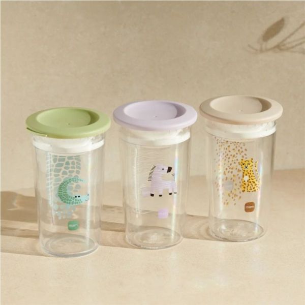 MAM Easy to Drink Cup Verre d'apprentissage 290ml - Transition facile vers le verre et protection antifuite - Coloris aléatoire