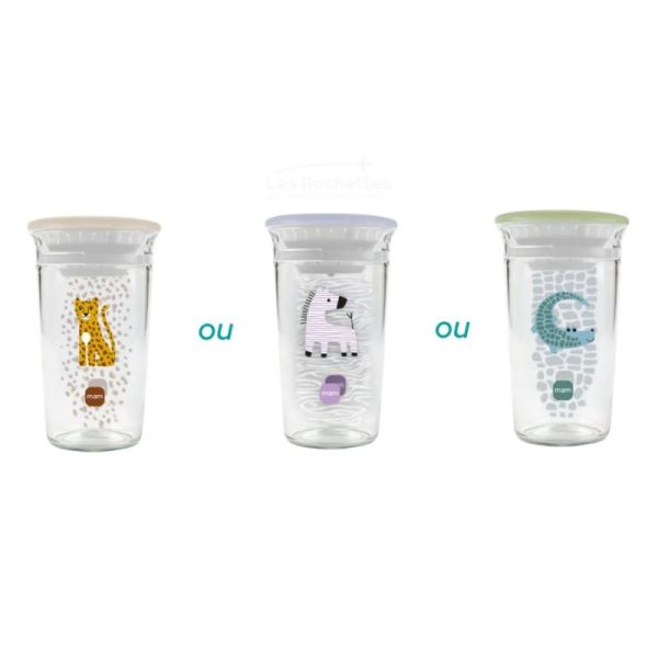 MAM Easy to Drink Cup Verre d'apprentissage 290ml - Transition facile vers le verre et protection antifuite - Coloris aléatoire
