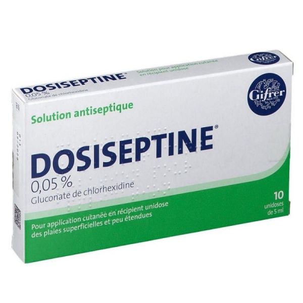 Gifrer Dosiseptine 0,05% solution 20 unidoses