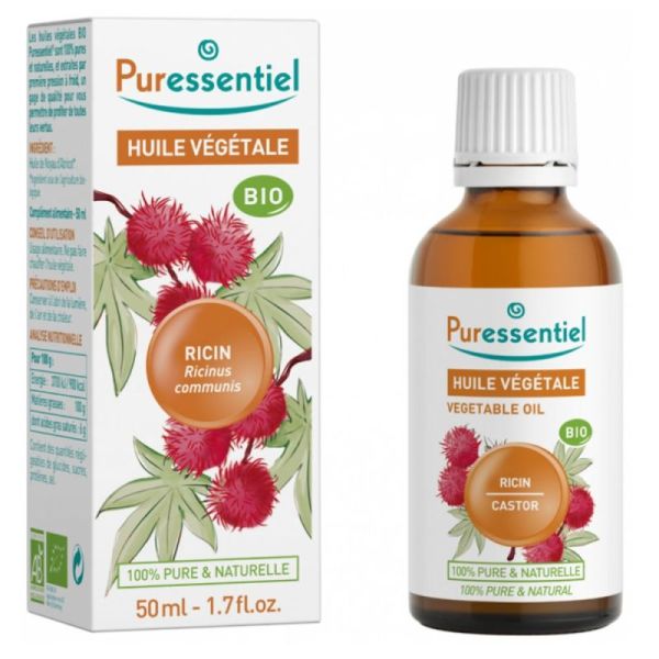 Puressentiel Huile Végétale Ricin Bio 50ml