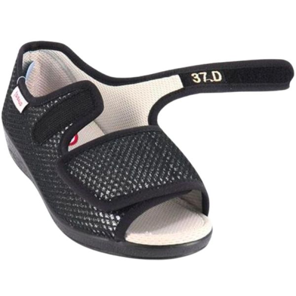 Gibaud CHUT Lévitha Noir - Chaussures Confort Femme Pieds Déformés