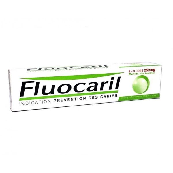 Fluocaril Pâte Dentifrice Bi-Fluoré 250mg Menthe - 125ml