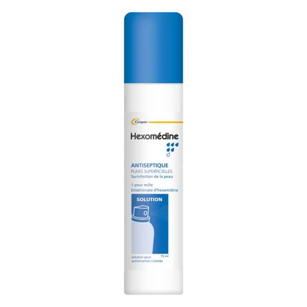 Hexomedine 1 pour mille solution 75 ml