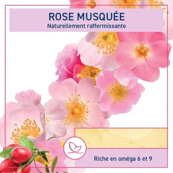 Natessance Huile de Rose Musquée Flacon de 100ml - Raffermit, prévient les signes de l'âge et améliore l'éclat de la peau