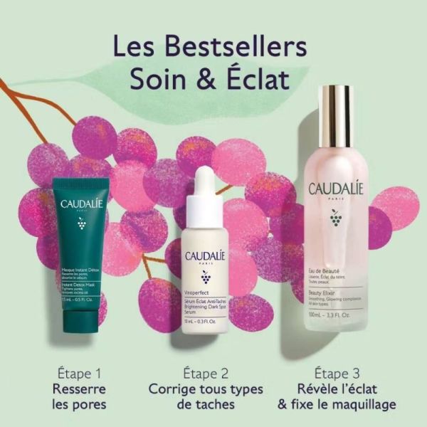 Caudalie Les Bestsellers Éclat - Routine éclat et soin du teint