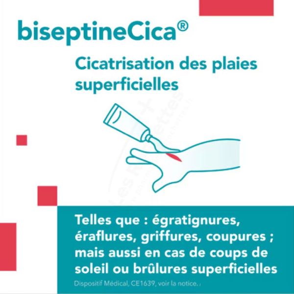 Biseptine BiseptineCica Gel Tube 50 g - Cicatrisation des plaies superficielles