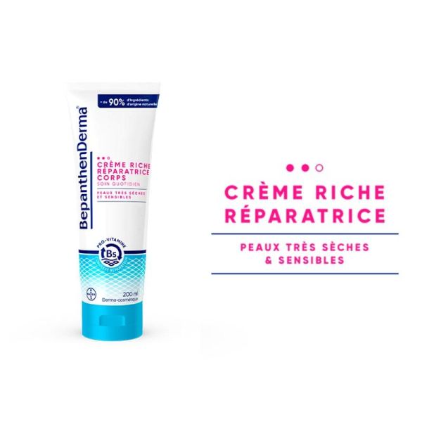 Bepanthen Derma Crème Riche Réparatrice Corps 200 ml
