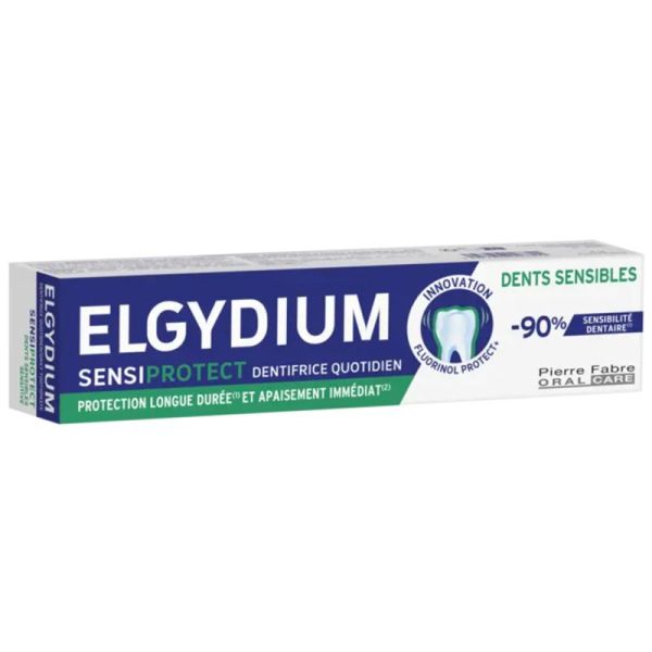 Elgydium Sensiprotect Dentifrice Dents Sensibles 75ml – Protection et émail