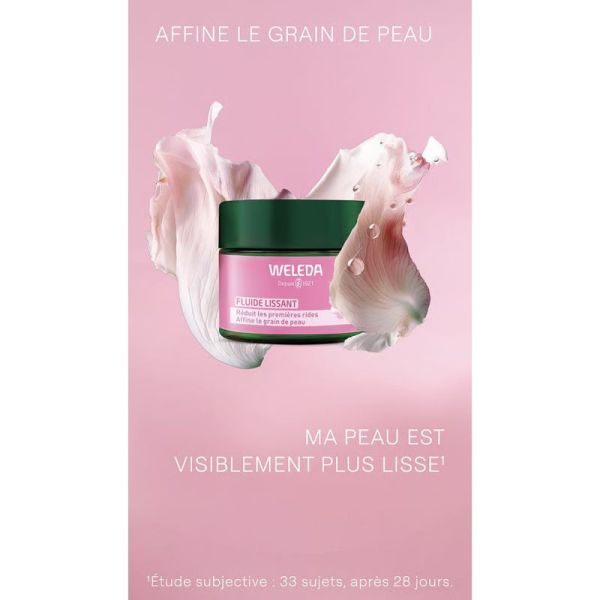 Weleda Fluide Lissant à la Rose Musquée et Thé Blanc Bio 40ml – Premières rides et éclat