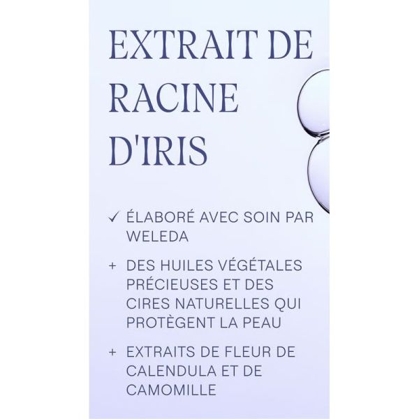Weleda Crème de Nuit Réconfortante à l'Iris Bio 30ml – Régénération et nutrition intense