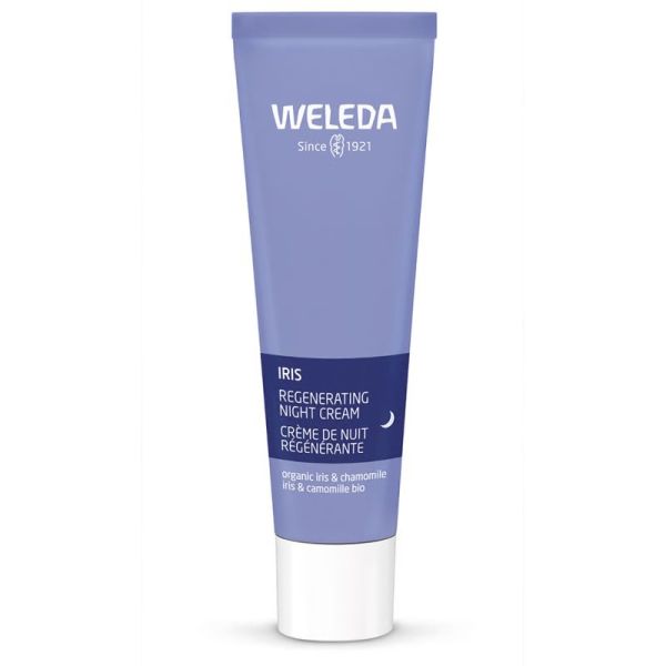 Weleda Crème de Nuit Réconfortante à l'Iris Bio 30ml – Régénération et nutrition intense