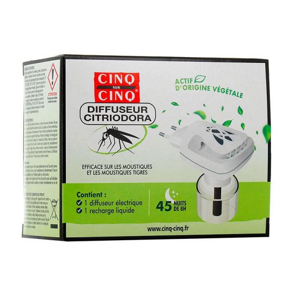 Cinq sur Cinq Diffuseur Citriodora Anti-Moustiques