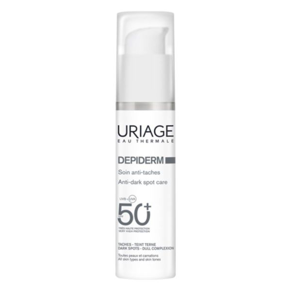 Uriage Depiderm Soin Anti-Taches SPF50+ 30 ml - Prévient et protège contre les taches