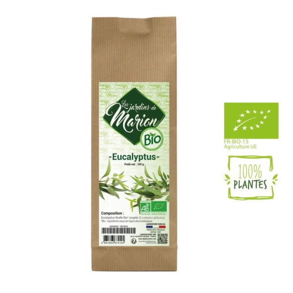 Les Jardins de Marion Tisane à l'Eucalyptus Bio - Vrac 100g