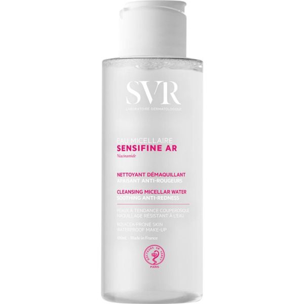 SVR Sensifine AR Eau Micellaire 100 ml – Démaquillant anti-rougeurs apaisant